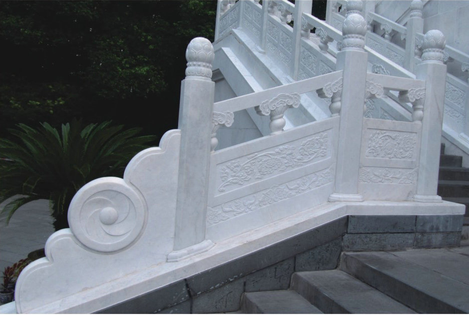 杭州雷峰塔漢白玉石欄桿工程