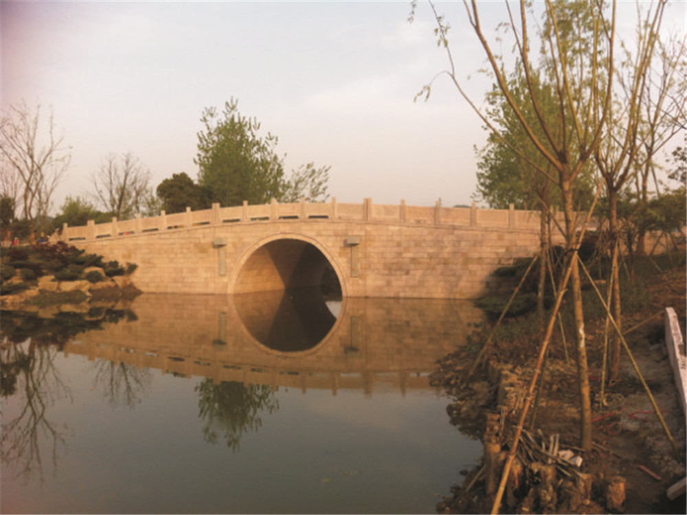 白馬湖一號(hào)橋?qū)嵕皥D樣圖