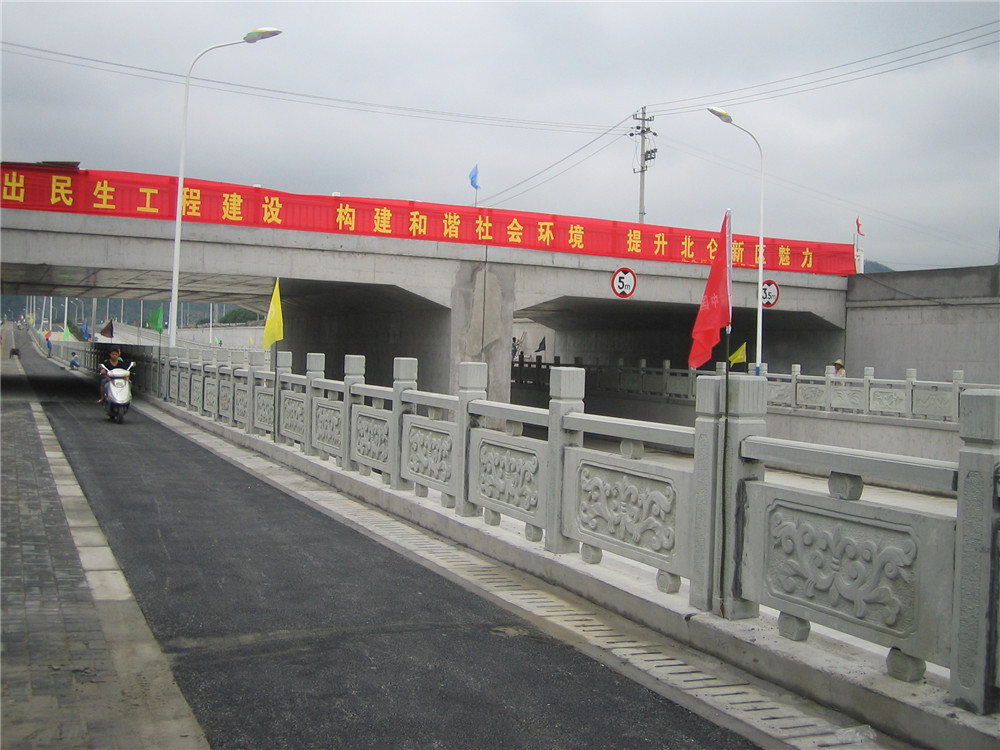 寧波北侖太和路石欄桿工程