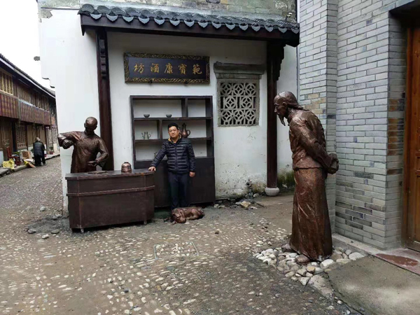 浙江省天臺縣街頭古鎮(zhèn)雕塑工程