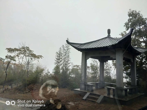 杭州蕭山區(qū)義橋景觀石亭，景觀臺工程