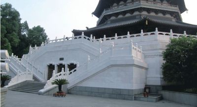 杭州雷峰塔漢白玉石欄桿工程