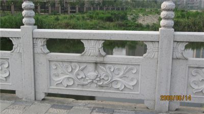 下沙沿江大道石欄桿工程