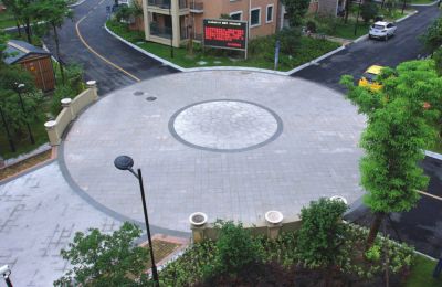 蕭山合豐小區(qū)景觀石材工程