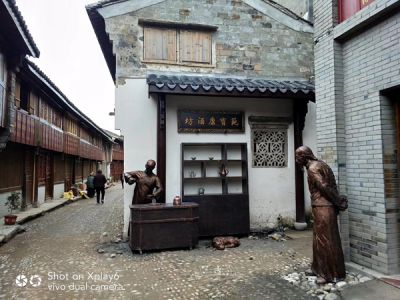 浙江省天臺縣街頭古鎮(zhèn)雕塑工程