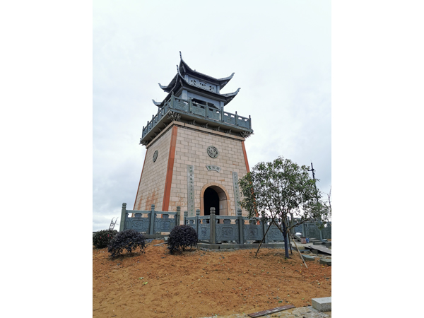 杭州蕭山區(qū)義橋景觀石亭，景觀臺工程